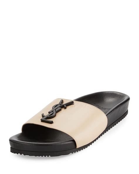 ysl classic slides women|ysl joan slide.